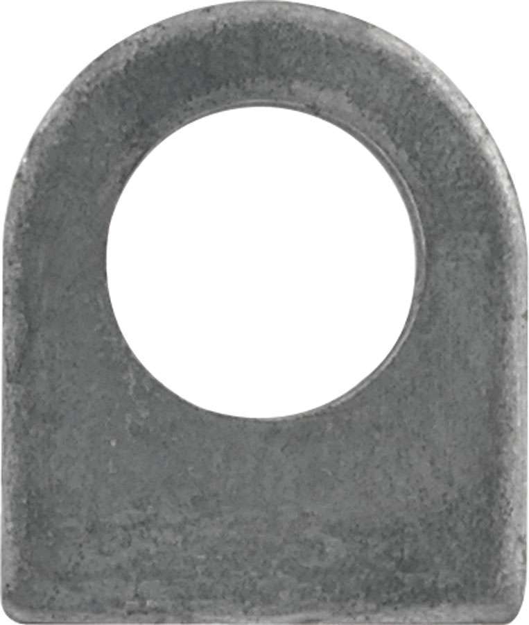 Brake Line Tab - Weld-On - 5/8 in Mounting Hole - 0.125 in Thick - Steel - Natural - Set of 25