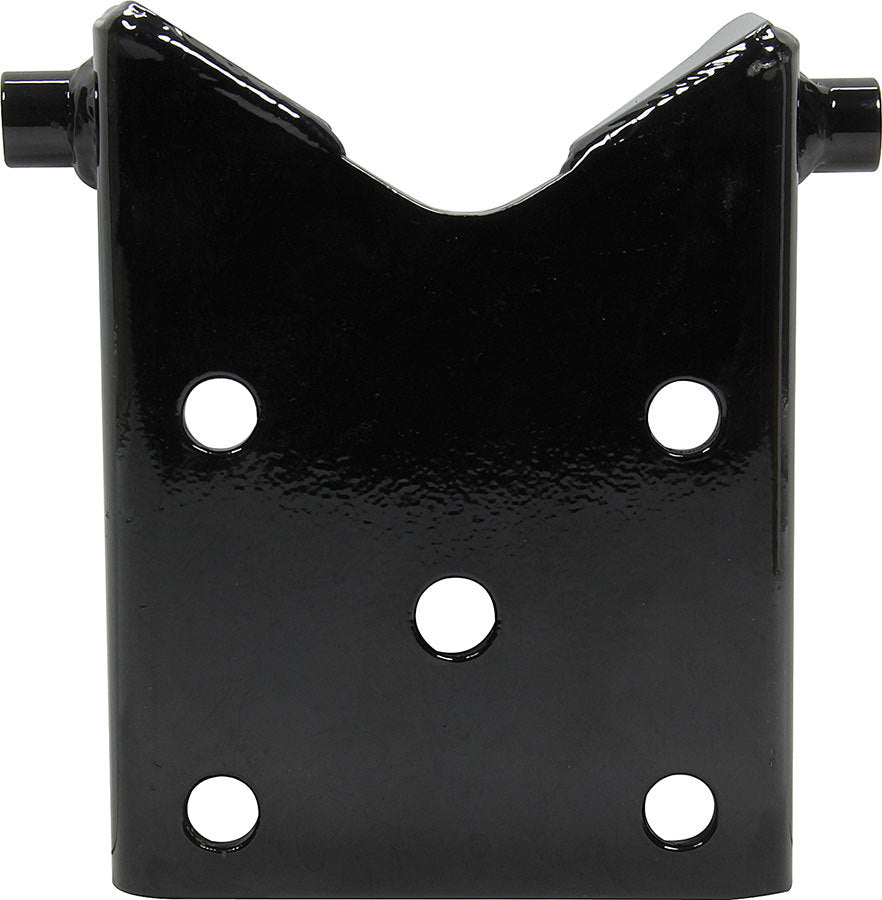 U-Bolt Pad - 3 x 3-1/2 in Mounting Square - 1/2 in Mounting Holes - 5/8 in Center Hole - Steel - Black Paint - Each