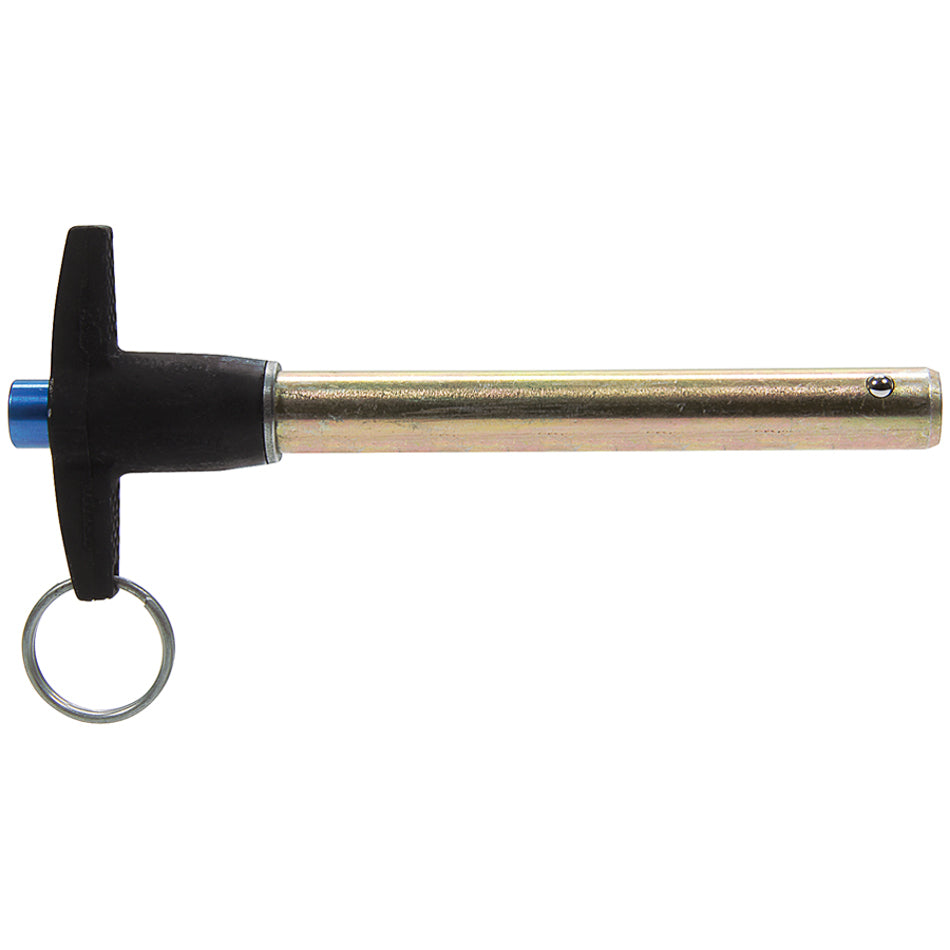 Quick Release Pin - 1/2 in Diameter - 3-1/2 in Long - T-Handled - Each