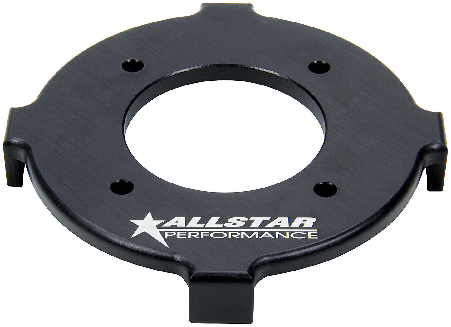 Coil-Over Adapter - 2-1/2 in Coil-Over to 5 in Spring - Aluminum - Black Anodized - Each