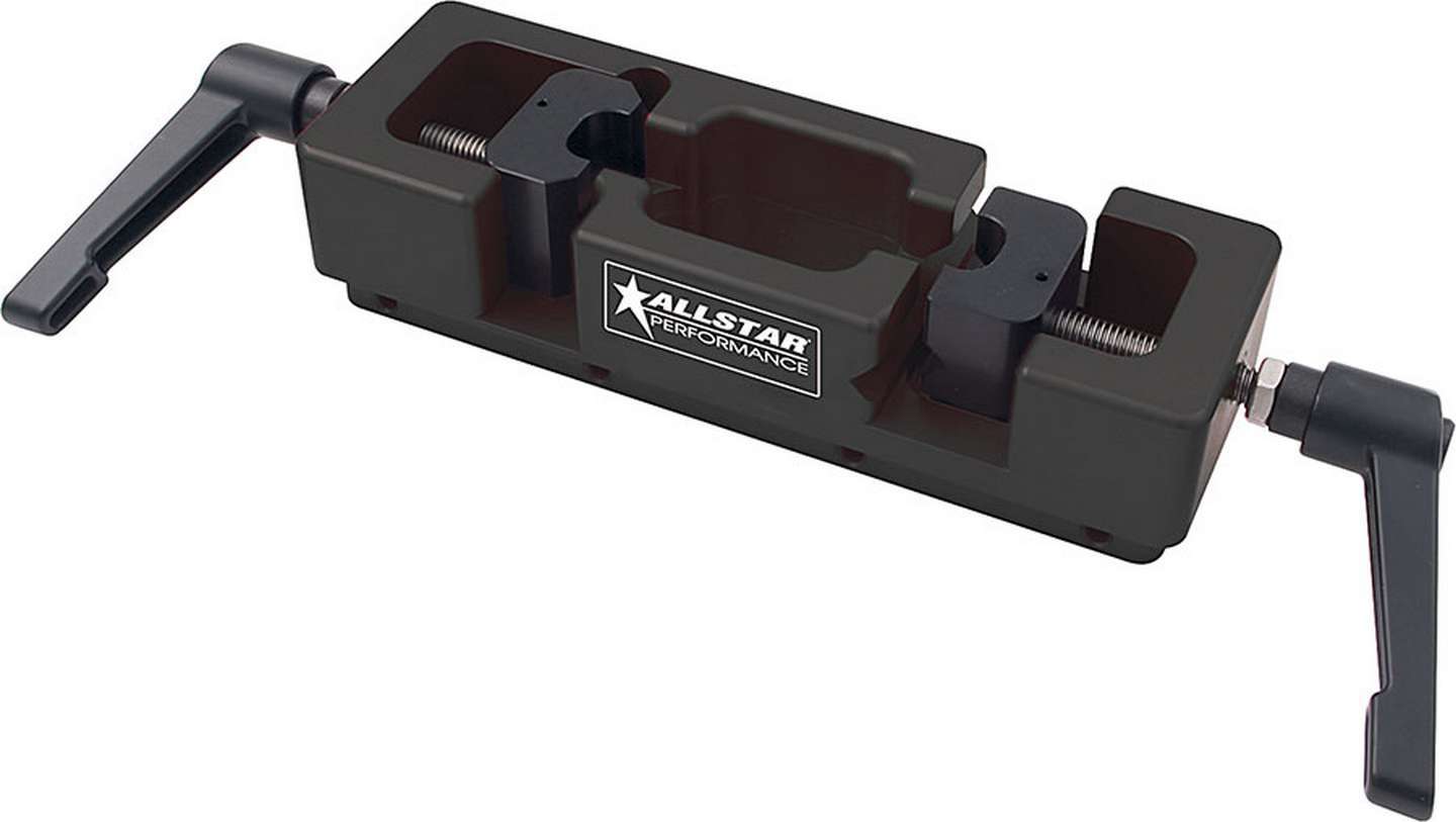 Shock Work Station - Holds Shock Bodies / Shafts - Aluminum / Steel - Black Anodized / Natural - Each