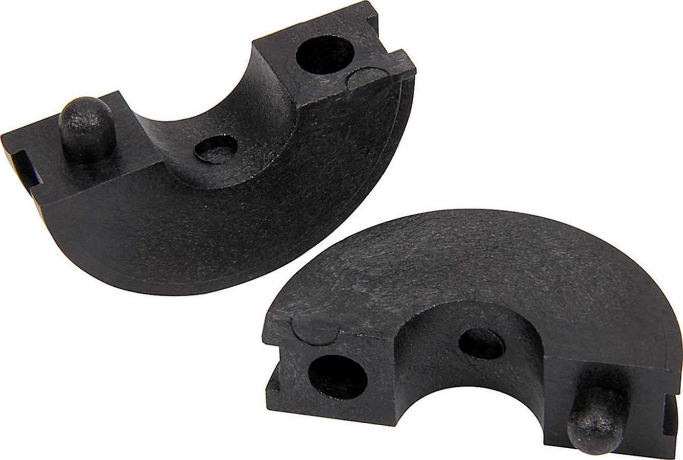 Shock Shim - Collar Style - 2-Piece - 1/2 in Thick - Plastic - Black - 16 mm Shocks - Pair