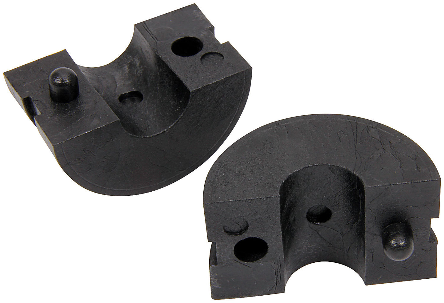 Shock Shim - Collar Style - 2-Piece - 1 in Thick - Plastic - Black - 16 mm Shocks - Set of 10