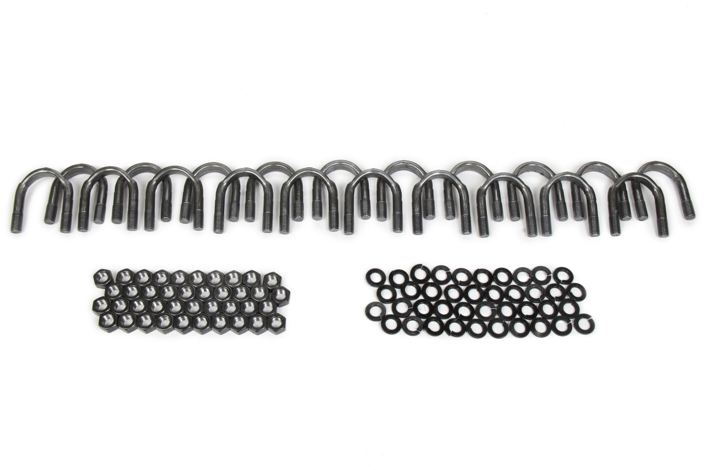 Universal Joint U-Bolt - Nuts / Washers Included - Steel - Natural - 1310 Series Yoke - Set of 10