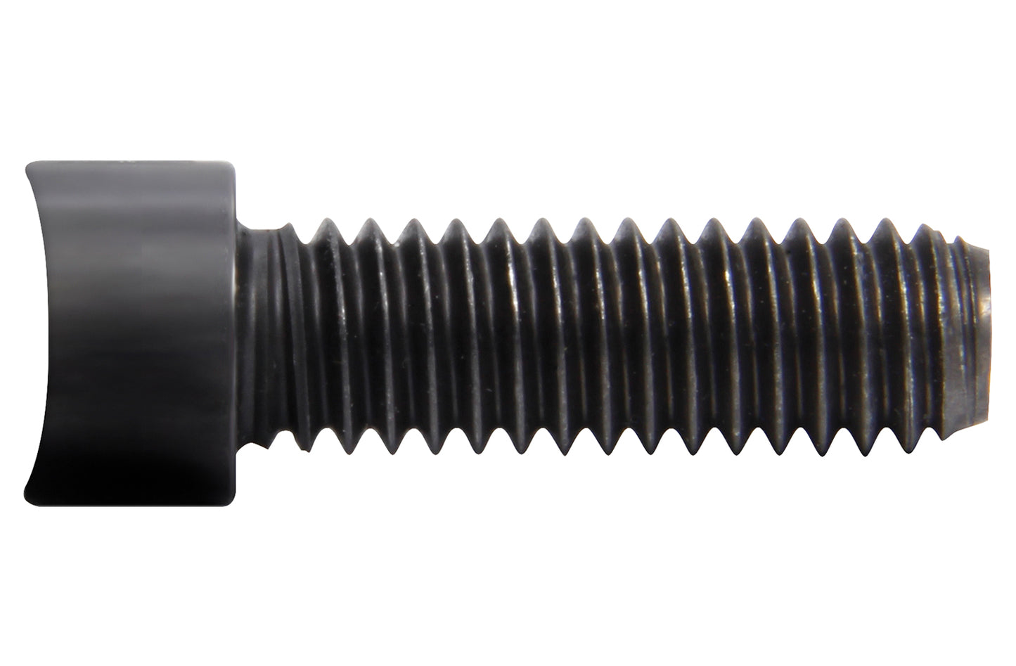 Ground Stud - 3/8-16 in Thread - 1-1/4 in UHL - Hex Nut - Fishmouth - Steel - Black Oxide - Set of 10