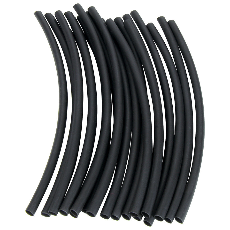 Shrink Sleeve Tubing - 3/16 in - Plastic - Black - Set of 20