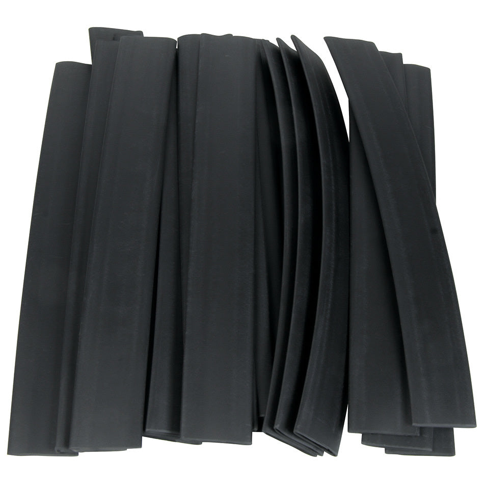 Shrink Sleeve Tubing - 1/2 in - Plastic - Black - Set of 20