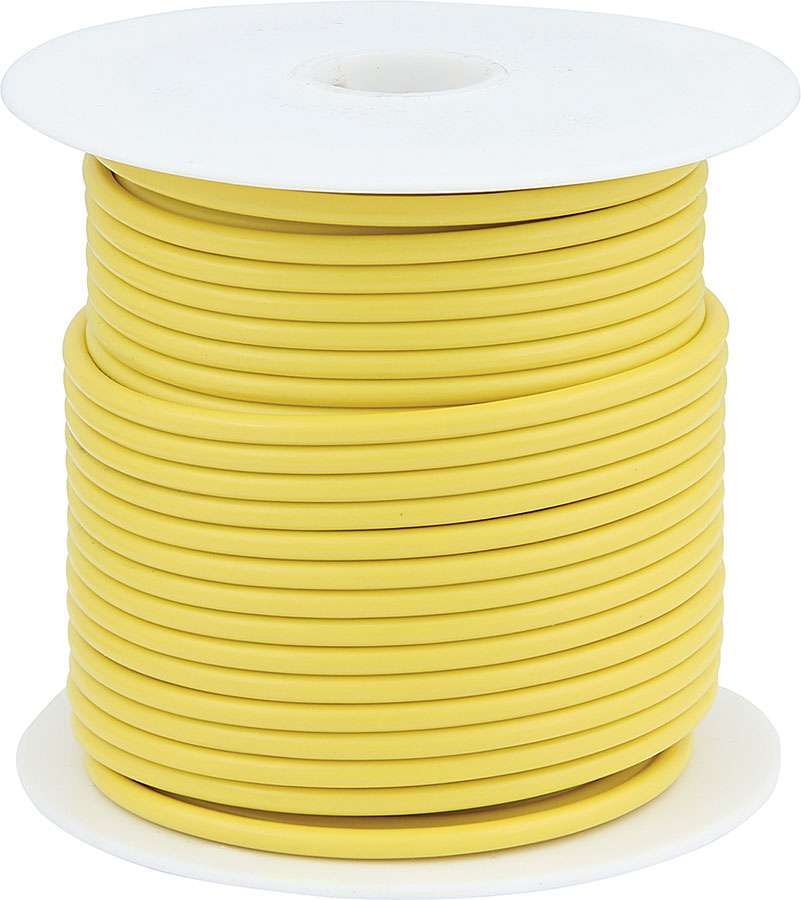 Wire - 20 Gauge - 100 ft Roll - Plastic Insulation - Copper - Yellow - Each