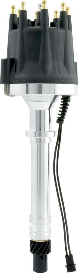 Distributor - Race - Magnetic Pickup - Mechanical Advance - HEI Style Terminal - Black - Chevy V8 - Each