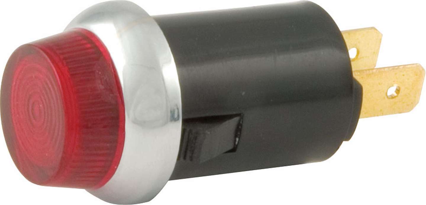 Warning Light - 12V - 3/4 in Diameter - Red - Universal - Each
