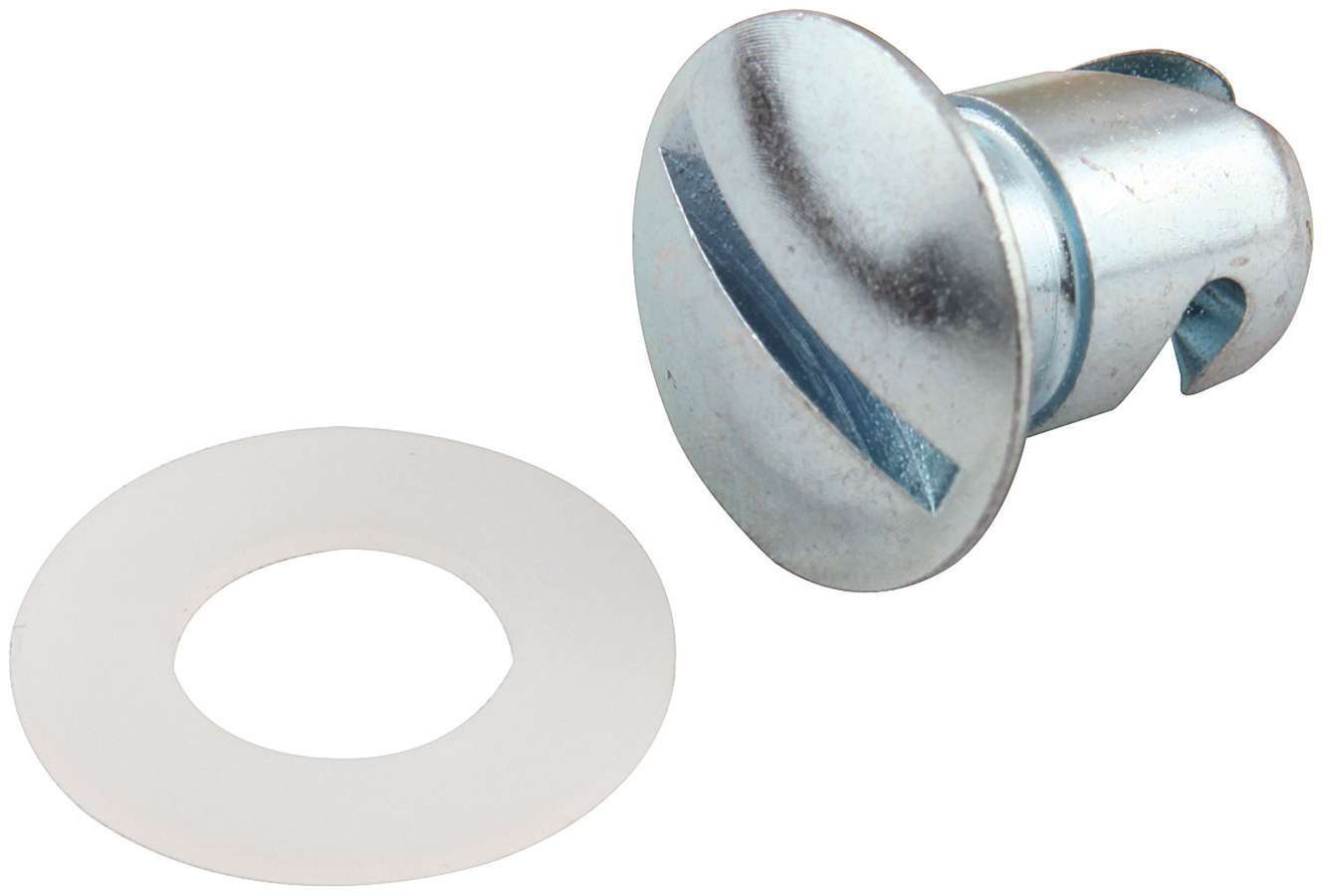 Quick Turn Fastener - Aluminum - Clear Anodized - Mud Covers - Set of 3