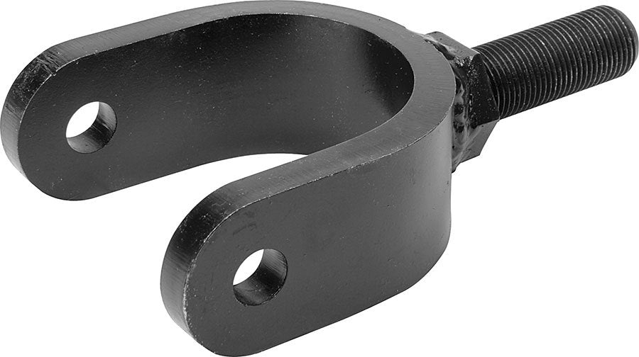 Rod End - Clevis - 1/2 in Bore - 3/4-16 in Right Hand Male Thread - 2-1/2 in Slot - Steel - Black Paint - Rear Trailing Arm - GM F-Body 1978-88 - Each