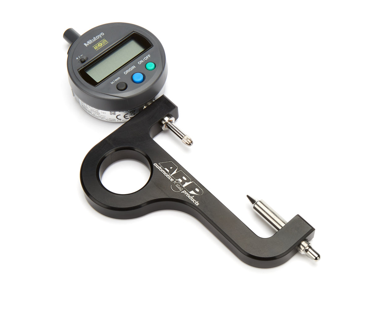 Rod Bolt Stretch Gauge - Adjustable Length - Digital Indicator - 0.0001 in Increments - Billet Aluminum Body - Each