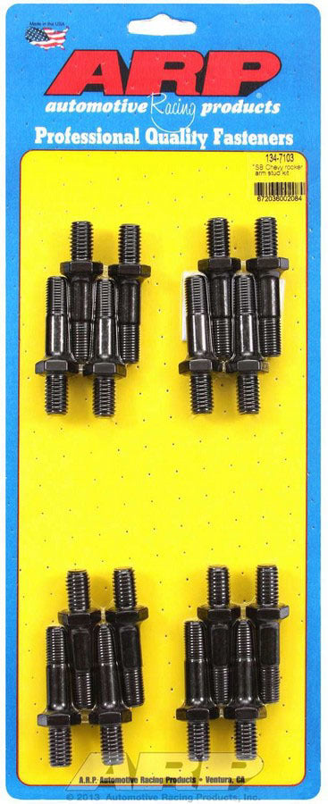 Rocker Arm Stud - High Performance Series - 7/16-14 in Base Thread - 7/16-20 in Top Thread - 1.770 in Effective Stud Length - Chromoly - Universal - Set of 16