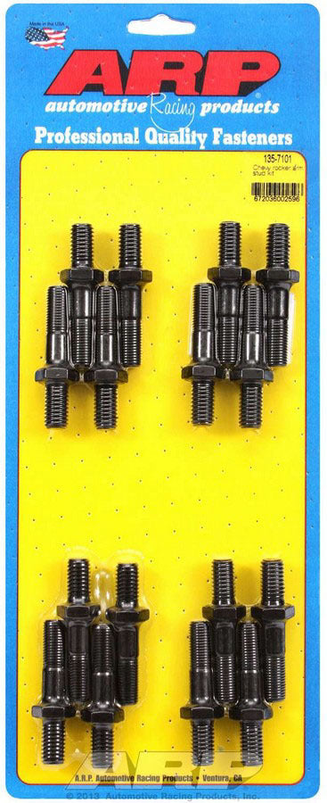 Rocker Arm Stud - High Performance Series - 7/16-14 in Base Thread - 7/16-20 in Top Thread - 1.750 in Effective Stud Length - Chromoly - Universal - Set of 16