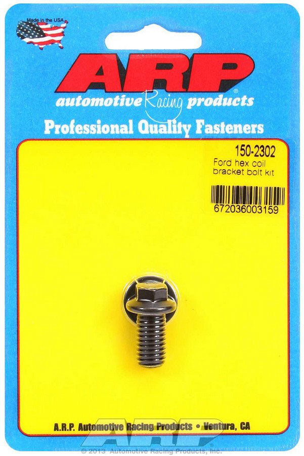 Coil Bracket Bolt Kit - Hex Head - Chromoly - Black Oxide - Small Block Ford - Kit