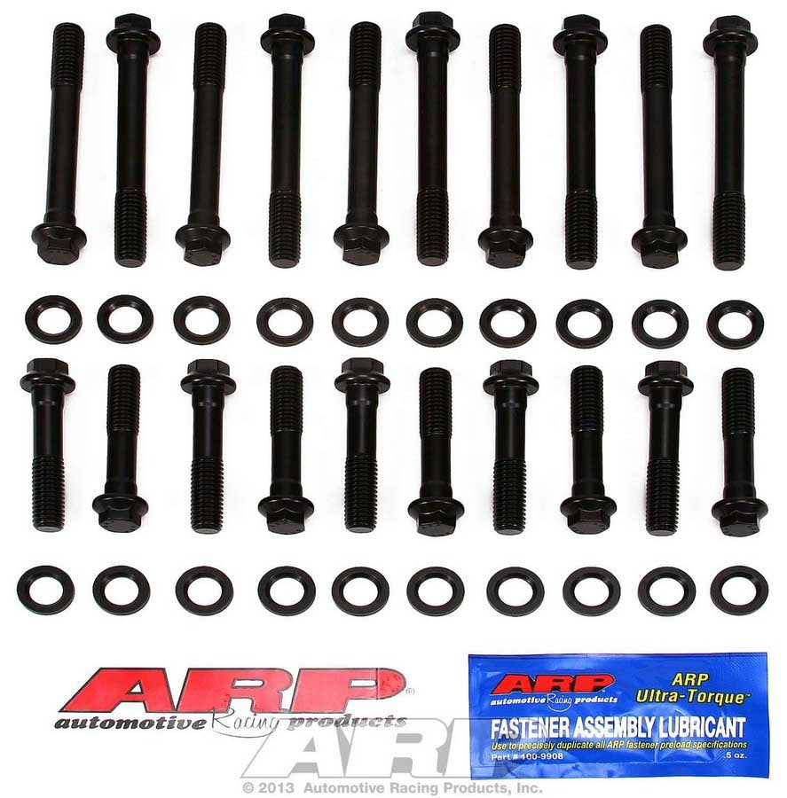 Cylinder Head Bolt Kit - High Performance Series - Hex Head - Chromoly - Black Oxide - OEM / Edelbrock - Small Block Ford - Kit