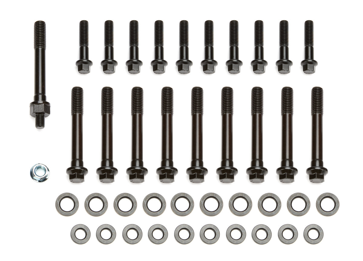 Main Bolt Kit - High Performance Series - Hex Head - 4-Bolt Mains - Chromoly - Black Oxide - Small Block Ford - Kit