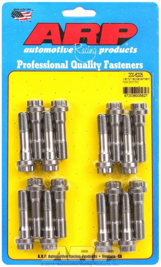 Connecting Rod Bolt Kit - Pro Series - 7/16 in Bolt - 1.725 in Long - ARP2000 - Lentz - Set of 16