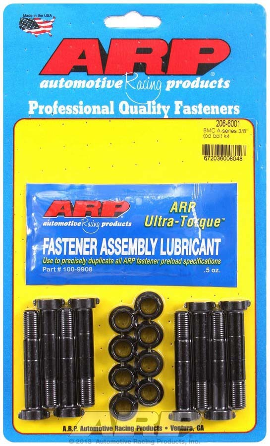 Connecting Rod Bolt Kit - High Performance Series - 3/8 in Bolt - Chromoly - Various Applications - Set of 8