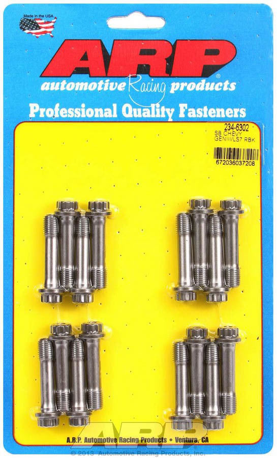 Connecting Rod Bolt Kit - Pro Series - ARP2000 - Titanium Rods - GM LS-Series - Set of 16