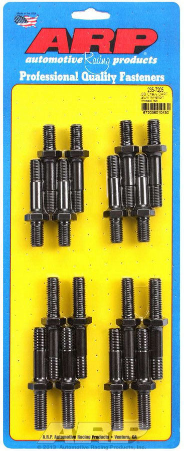 Rocker Arm Stud - Pro Series - 7/16-14 in Base Thread - 7/16-20 in Top Thread - 2.000 in Effective Stud Length - Chromoly - Universal - Set of 16
