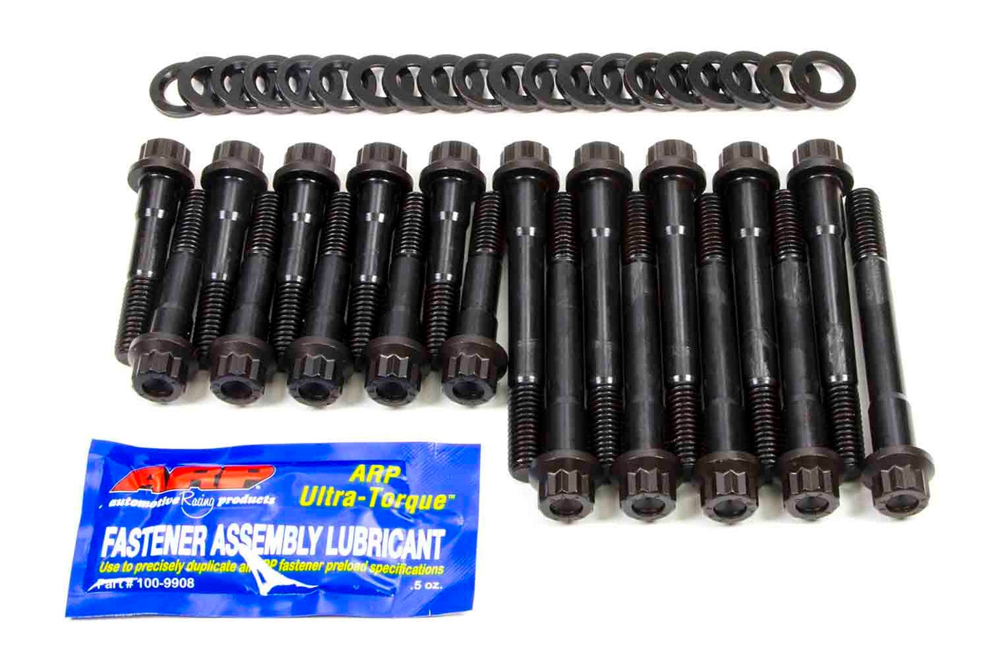 Cylinder Head Bolt Kit - Pro Series - 12 Point Head - Chromoly - Black Oxide - Small Block Ford - Kit
