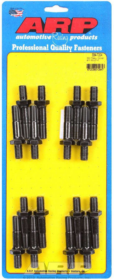 Rocker Arm Stud - Pro Series - 7/16-14 in Base Thread - 7/16-20 in Top Thread - 2.000 in Effective Stud Length - Chromoly - Universal - Set of 16