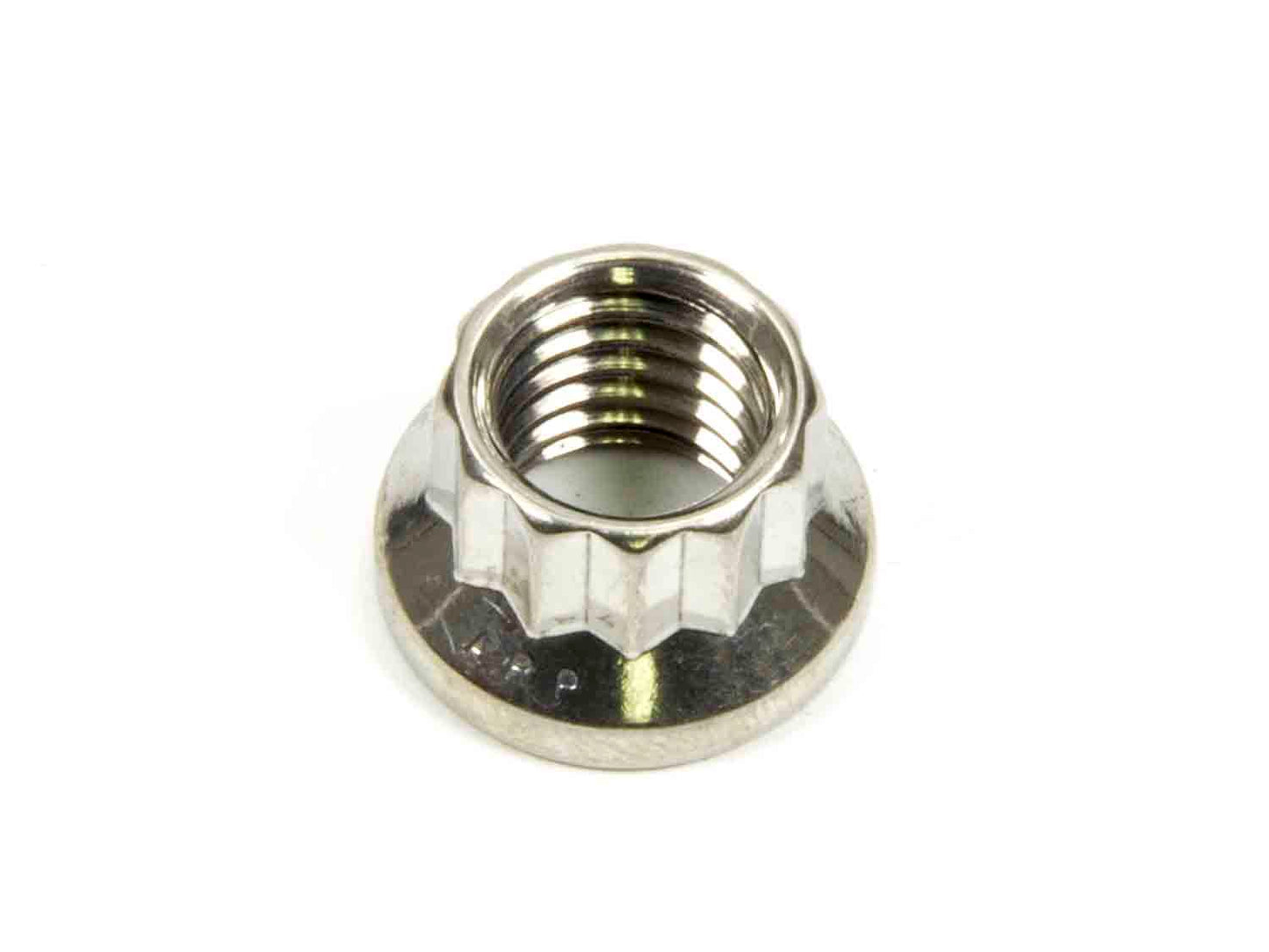 Nut - 1/2-13 in Thread - 9/16 in 12 Point Head - Stainless - Polished - Universal - Each