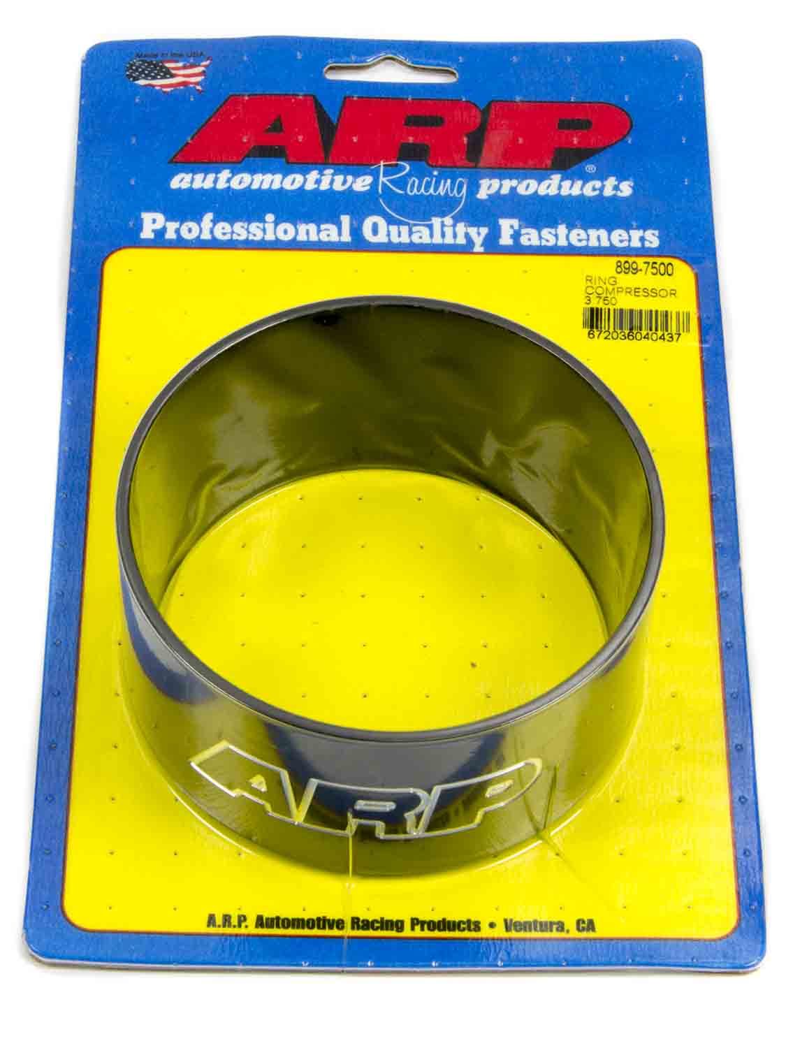 Piston Ring Compressor - 3.750 in Bore - Tapered - Billet Aluminum - Black Anodized - Each