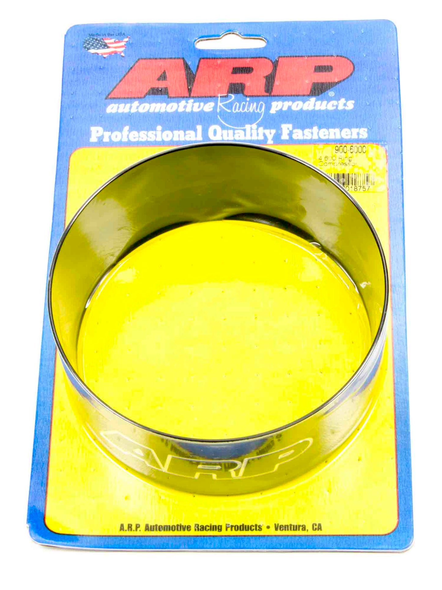 Piston Ring Compressor - 4.600 in Bore - Tapered - Billet Aluminum - Black Anodized - Each