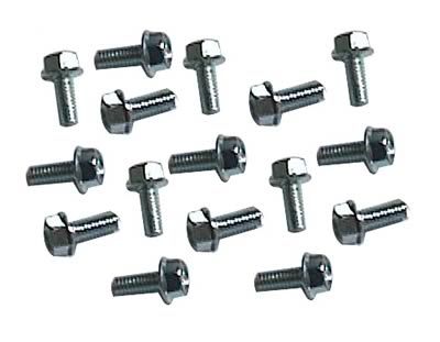 Beadlock Bolt Kit - 5/16-18 in Thread - 0.75 in Long - Hex Head - Steel - Zinc Oxide - Set of 16