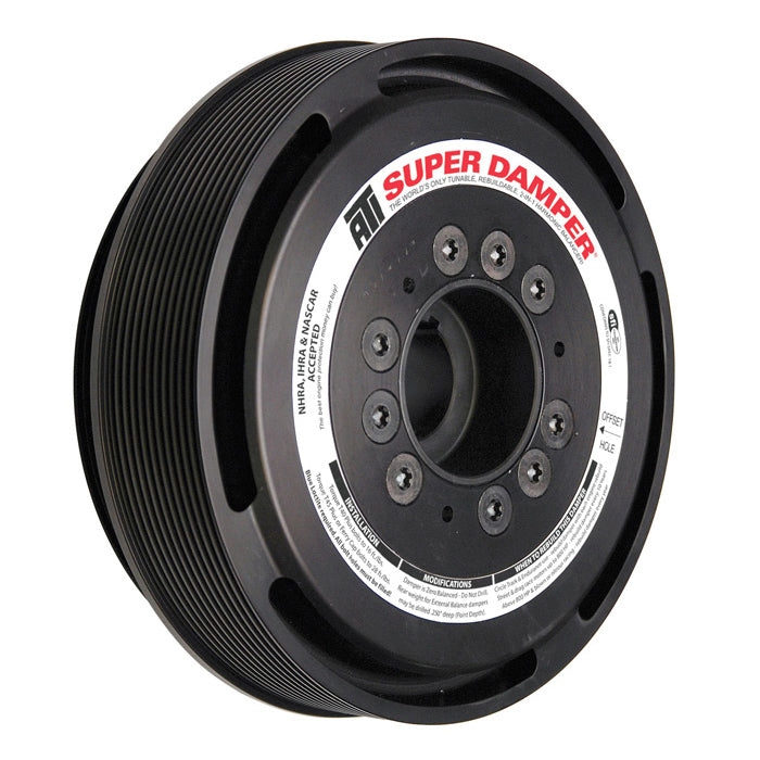 Harmonic Balancer - Super Damper - 7.425 in OD - SFI 18.1 - Steel - Internal Balance - Small Block Chevy - Each