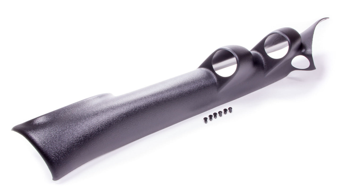 Gauge Pod - Two 2-1/16 in Diameter Gauges - Full Pillar - Plastic - Black - T-Top - GM F-Body 1993-2002 - Each