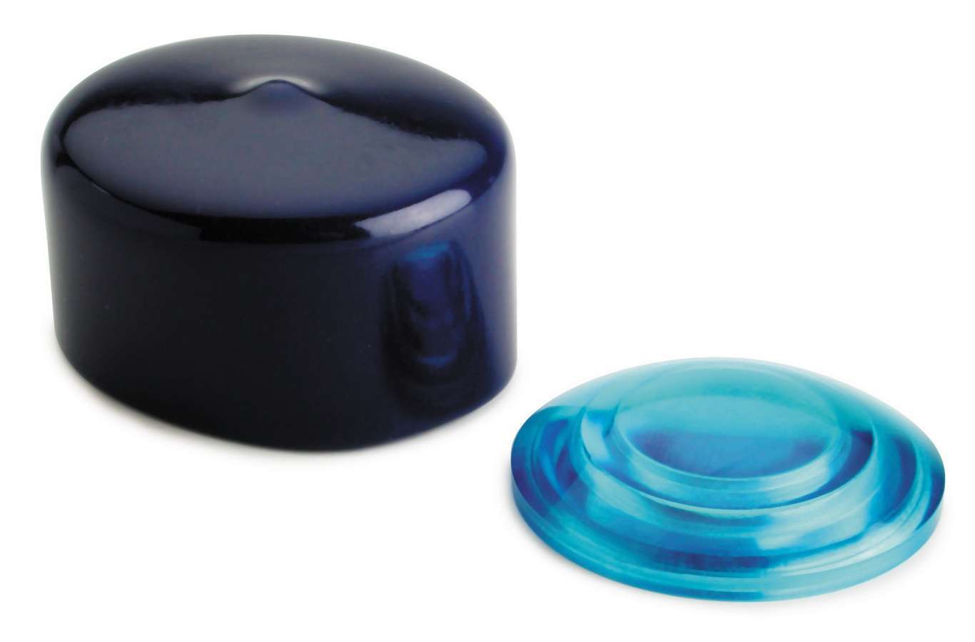 Shift Light Lens - Plastic - Blue - Night Cover Included - Autometer Large Warning / Shift Lights - Kit