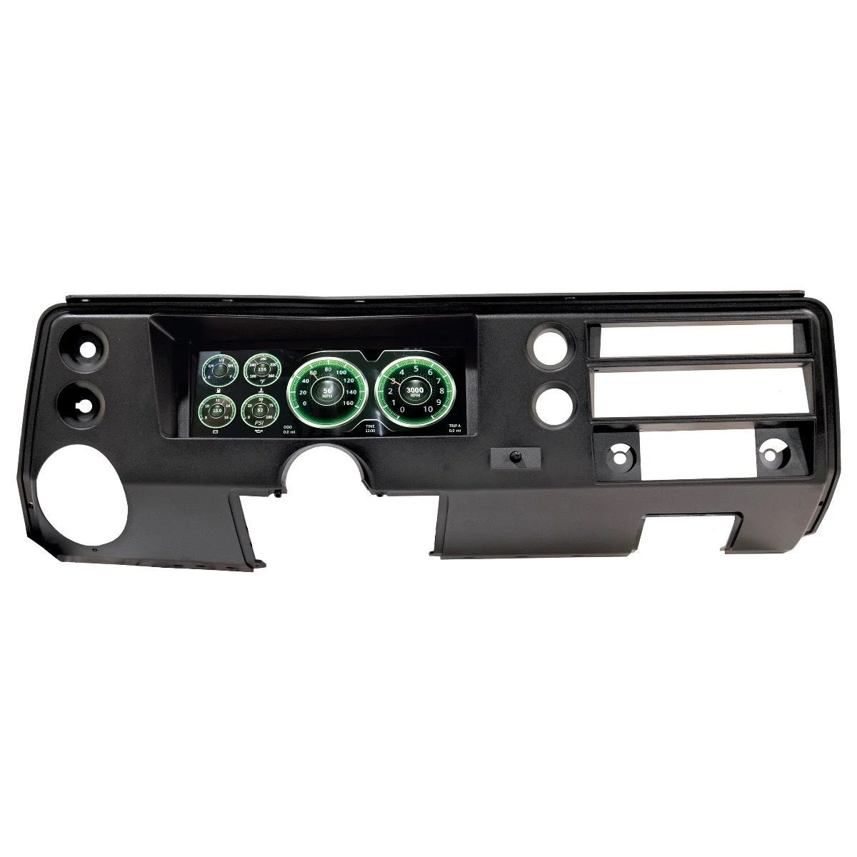 Gauge Kit - Digital - Invision - LCD - Direct-Fit - Plastic - Black - GM A-Body 1968 - Kit