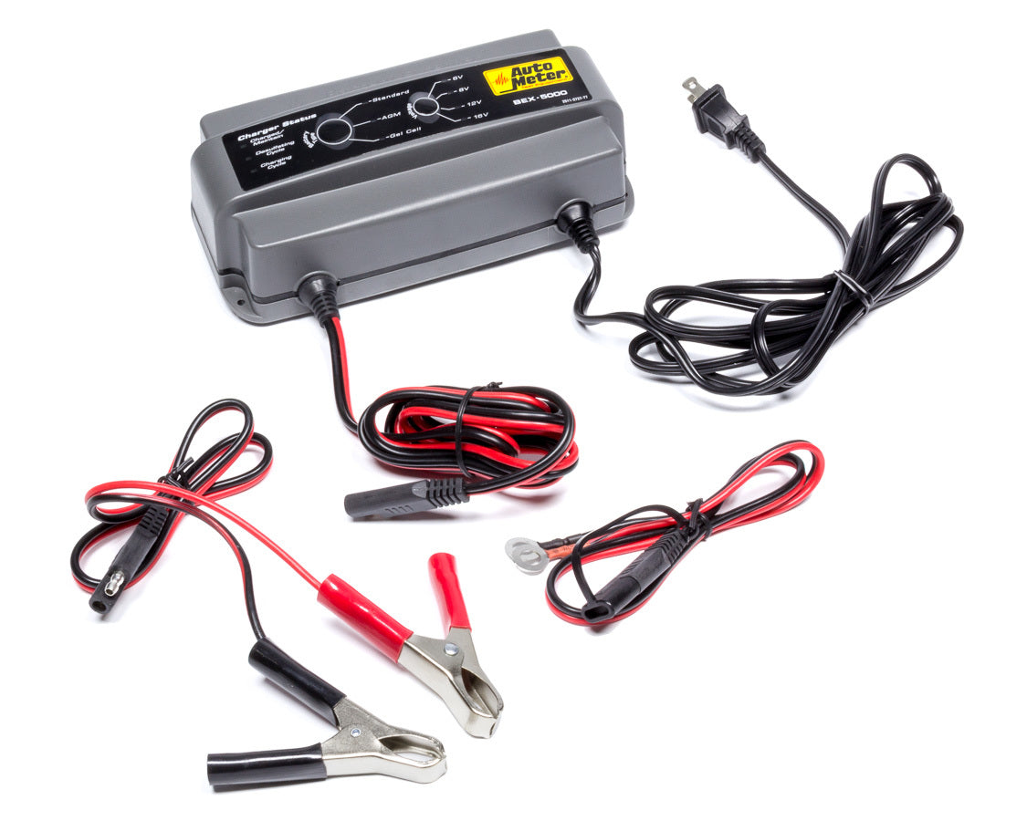 Battery Charger - Battery Extender - AGM - 16V - 5 amps - Indicator Lights - 2 Step Charging Program - Each