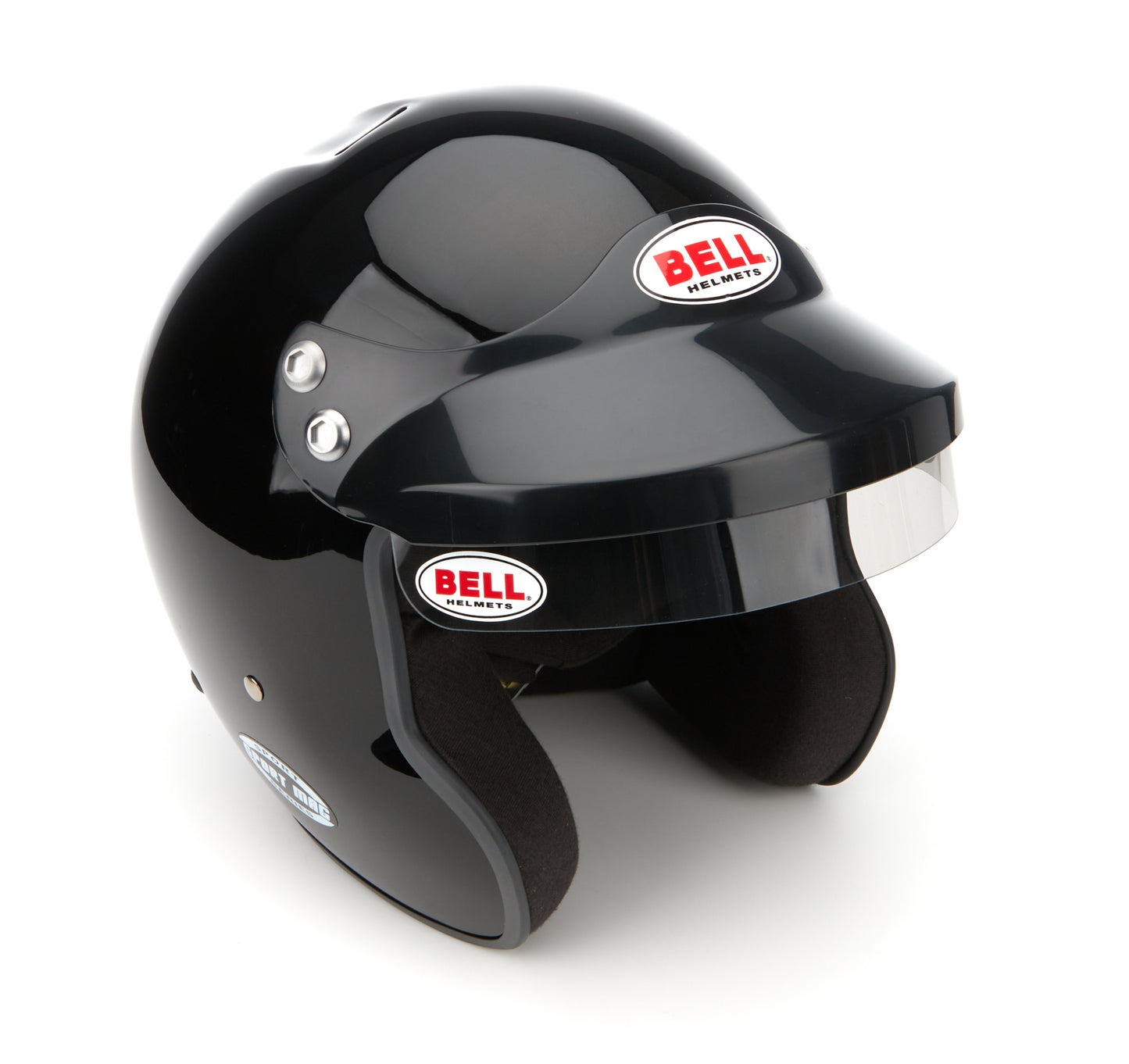 Helmet - Sport Mag - Open Face - Snell SA2020 - Head and Neck Support Ready - Gloss Black - 3X-Large - Each