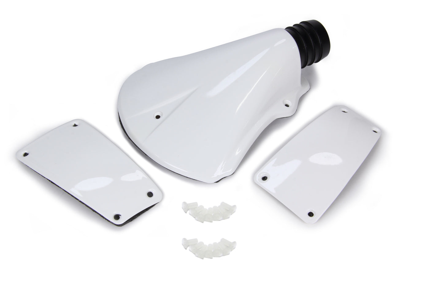 Helmet Air Inlet - Top Mount - Forced Air - Old Style Nozzle - White - BR.1 - Kit