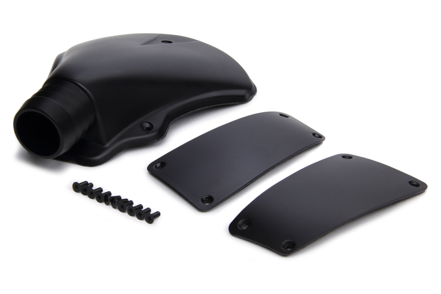 Helmet Air Inlet - Top Mount - Forced Air - Old Style Nozzle - Flat Black - BR.1 - Kit