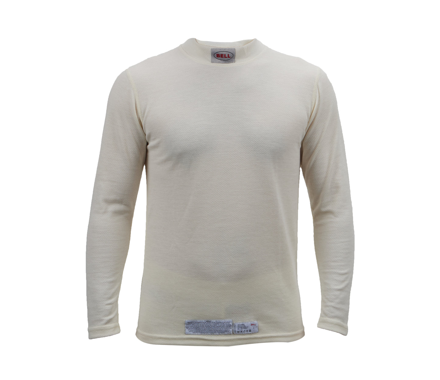 Underwear Top - Pro-TX - SFI 3.3/5 - Long Sleeve - Crew Neck - Fire Retardant Blend - White - 2X-Large - Each