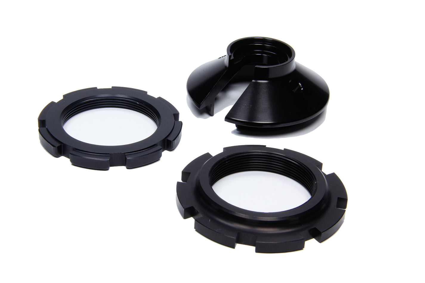 Coil-Over Kit - 2.500 in ID Spring - Aluminum - Black Anodized - ASN Series Shocks - Kit