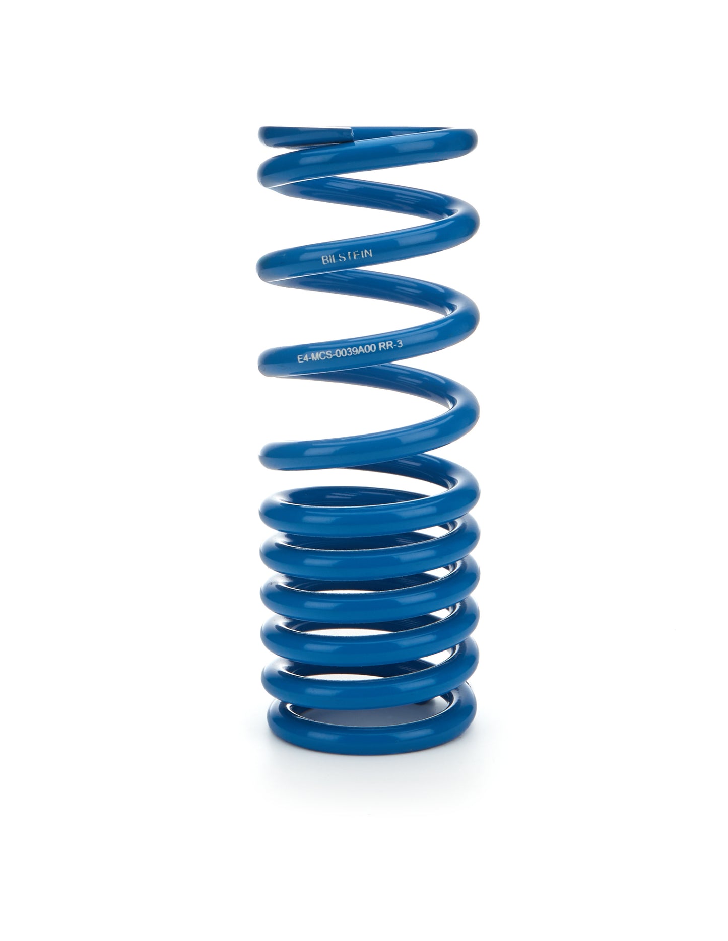 Coil Spring - Coil-Over - 2.5 in ID - 10 in Length - Progressive - 3 in Coil Bind - Steel - Blue Powder Coat - Each