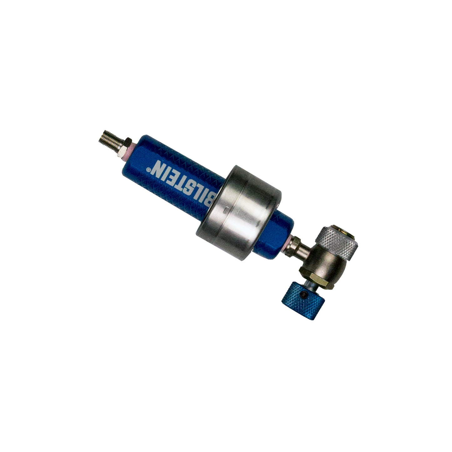 Shock Rebuilding Tool - Nitrogen Fill Tool Assembly - 0-300 psi Gauge - Aluminum - Blue Anodized - Each