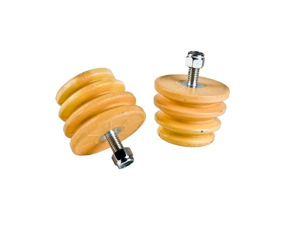 Bump Stop - 2.01 in Tall - 2.5 in OD - Foam - Yellow - Universal - Kit
