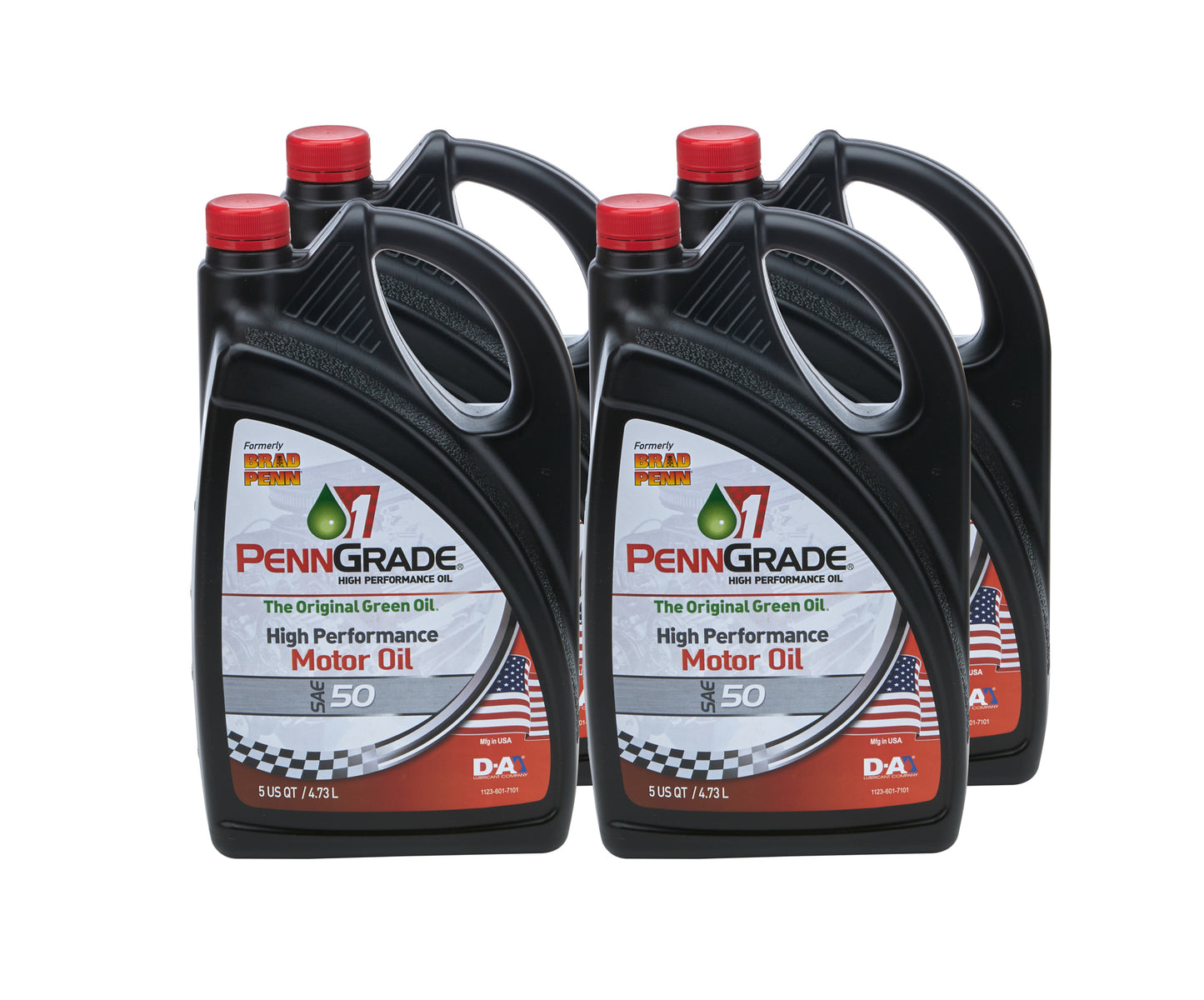 Motor Oil - High Zinc - 50W - Conventional - 5 qt Jug - Set of 4