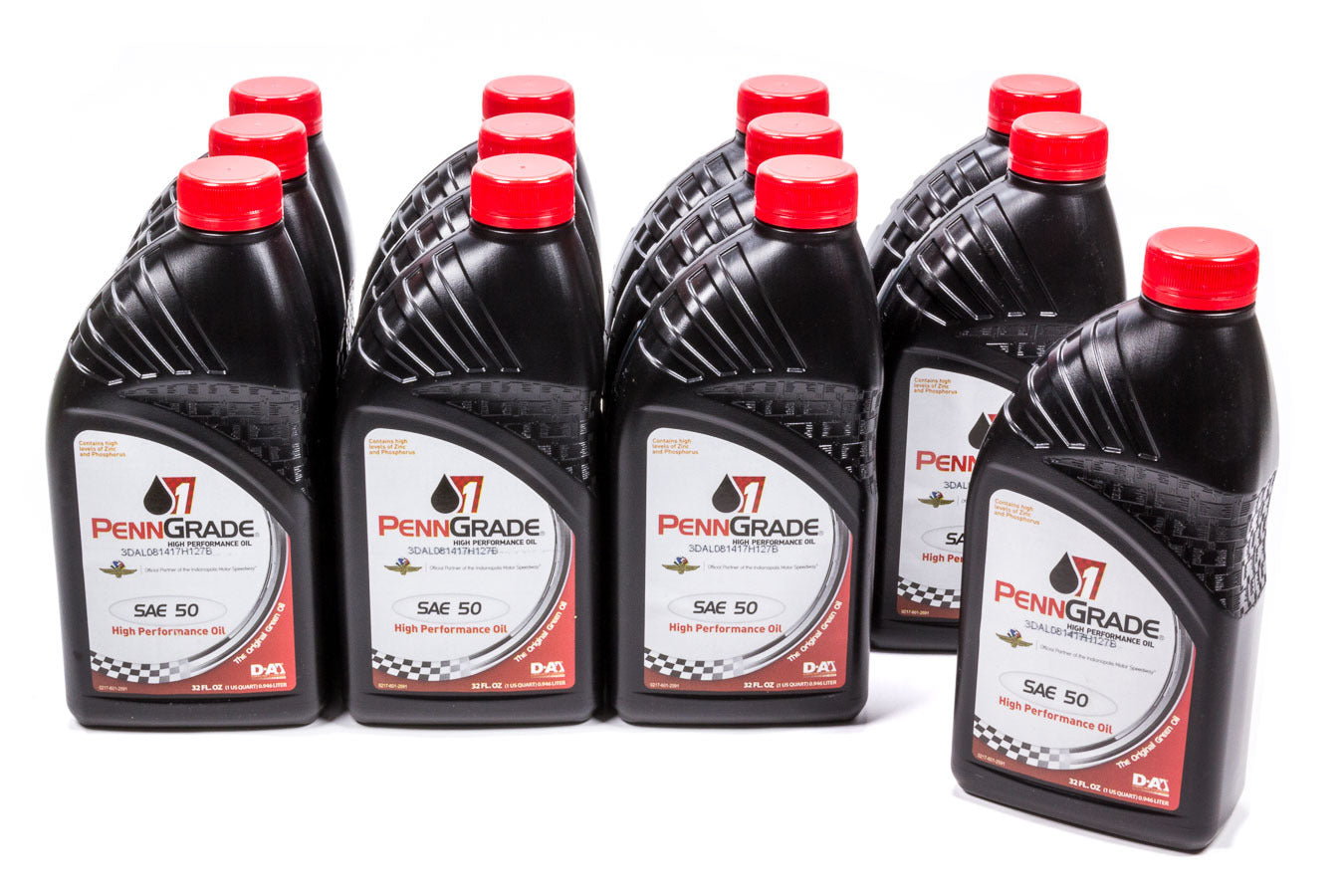 Motor Oil - High Zinc - 50W - Conventional - 1 qt Bottle - Set of 12