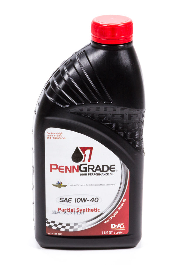 Motor Oil - High Zinc - 10W40 - Semi-Synthetic - 1 qt Bottle - Each