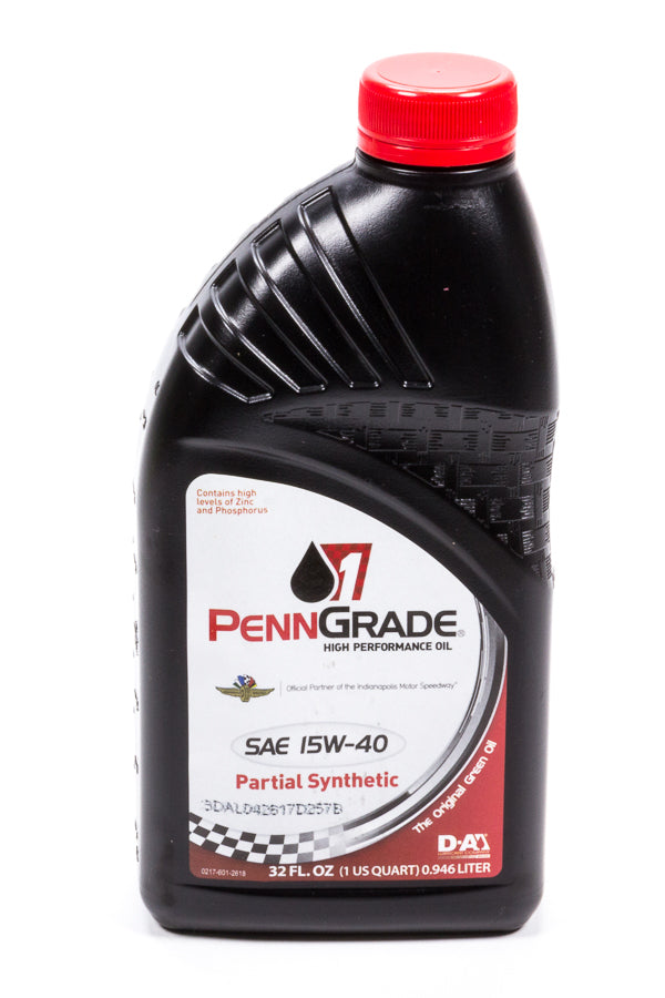 Motor Oil - High Zinc - 15W40 - Semi-Synthetic - 1 qt Bottle - Each
