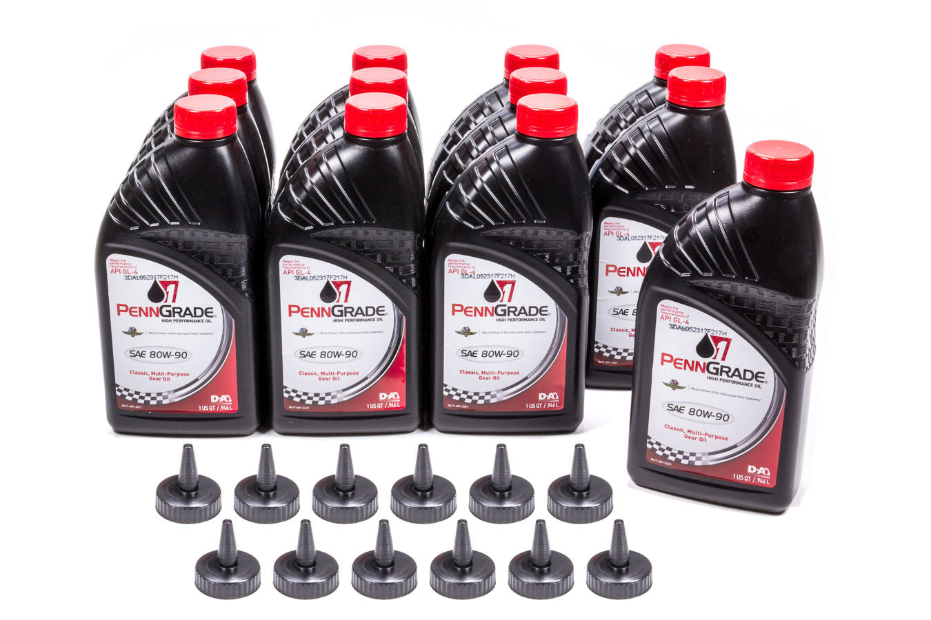 Gear Oil - Classic - 80W90 - Conventional - 1 qt Bottle - Set of 12